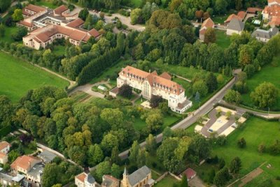 Monastère de la Visitation vue du ciel