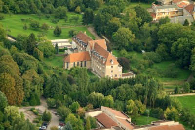 Monastère de la Visitation vue du ciel