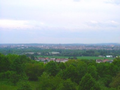 Vue du Monastère sur la vallée de la Moselle